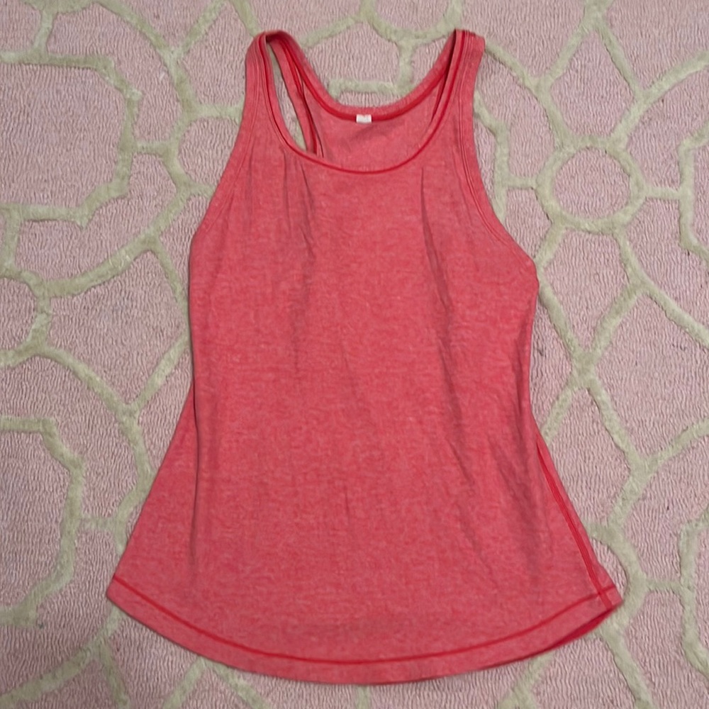 Pink Lululemon tank size 8
